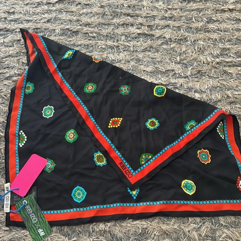 Pure Silk Kenzo X H&M Scarf